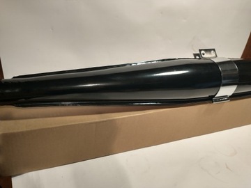 Глушитель WSK 125 черный с хомутом, выхлоп WSK 125