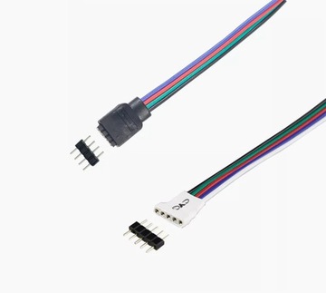 РАЗЪЕМ ДЛЯ СВЕТОДИОДНОЙ ЛЕНТЫ RGBW 10 мм, 5-контактный разъем «папа»