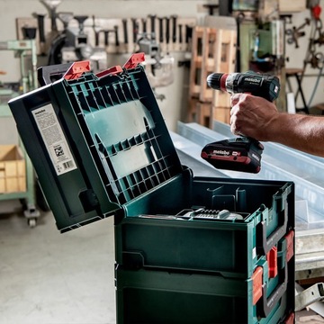 Чемодан METABOX 145L для отверток Metabo 18 В