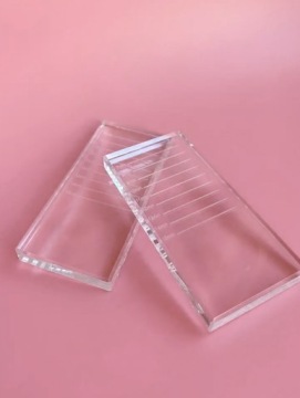 СТЕКЛЯННЫЙ ДЕРЖАТЕЛЬ ДЛЯ РЕСНИЦ С НАРАЩИВАНИЕМ РЕСНИЦ 10 Х 5 СМ