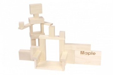 УЧЕБНАЯ СУМКА ДЕРЕВЯННЫЕ БЛОКИ КЛЕН МИКС 220 ШТ.