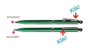 Zestaw 2 długopisów w etui do tablet smartfon