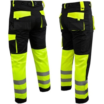 Размер светоотражающих рабочих брюк ADMIRAL Hi-Vis. М/50