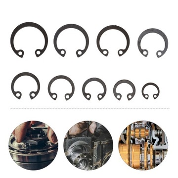 Pierścień mocujący Klamra Stal 2 zestawy