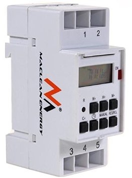 ПРОГРАММАТОР-ТАЙМЕР ДЛЯ DIN-РЕЙКИ LCD 16A