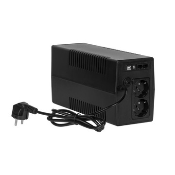 Компьютерный аварийный источник питания UPS REBEL Plus 850VA 480W LCD USB RJ45