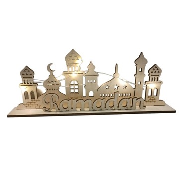 Ид Мубарак Украшение Стола Мусульманское Исламское Украшение Рамадана Луна Звезда