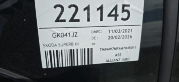 Skoda Superb III Liftback Plug-In Hybrid 1.4 TSI Plug-In-Hybrid 218KM 2021 Škoda Superb Skoda Superb Hybrid R 48tys.km Sport, zdjęcie 11