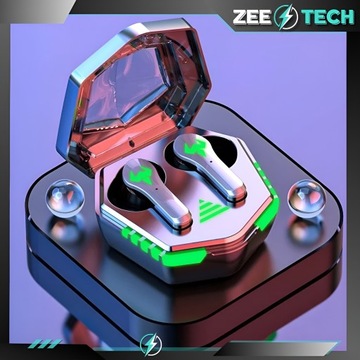 SŁUCHAWKI BEZPRZEWODOWE DOUSZNE Z MIKROFONEM BLUETOOTH SPORTOWE GAMINGOWE