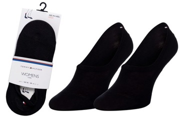 TOMMY HILFIGER DAMSKIE STOPKI MOKASYNY 2P BLACK r.35-38