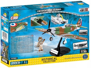 COBI 5720 БЛОКИРУЕТ ФРАНЦУЗСКИЙ САМОЛЕТ DEWOITINE D.520