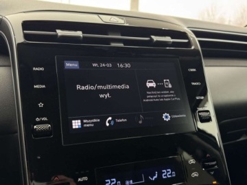 Hyundai Tucson IV SUV 1.6 T-GDI 48V 150KM 2023 Hyundai Tucson Smart Podgrzewane fotele i kierownica LED Kamera cofania, zdjęcie 25