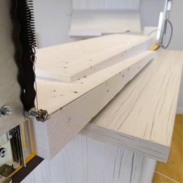 Машина гильотинного типа для резки пенопласта и стиродура 113/26см/200Вт