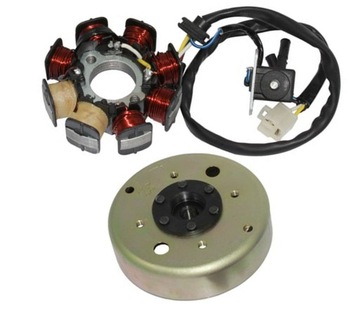SKUTER GY6 4T 139 ZAPŁON STATOR ISKROWNIK MAGNETO