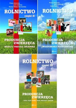 ROLNICTWO CZĘŚĆ 1-3 PRODUKCJA ZWIERZĘCA PRACA..