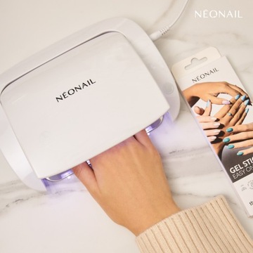 Гибридный лак для ногтей NEONAIL в наклейке GEL STICKERS EASY ON M08