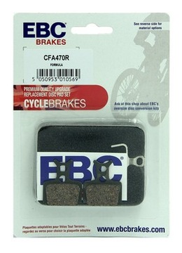 KLOCKI ROWEROWE EBC PÓŁMETALICZNE FORMULA C1 CR3 CURA MEGA R0 R1R RX RR1 T1