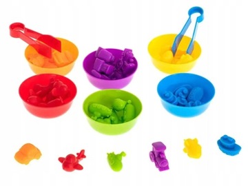 Развивающие аппараты обучающие счету Монтессори 36 шт.