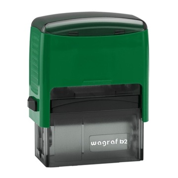 WAGRAF B2s ШТАМП ДЛЯ 4 СТРОК НАЗВАНИЯ КОМПАНИИ ОФИСНЫЙ ДИЗАЙН + ЛАСТИК