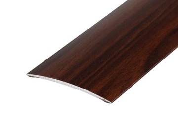 Profil progowy klejony aluminium 100 cm ORZECH listwa dylatacyjna 8 cm