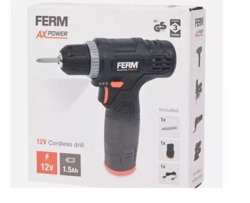 FERM CDM1183 АККУМУЛЯТОРНАЯ ДРЕЛЬ