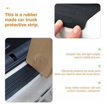 Накладка на порог автомобиля, резина