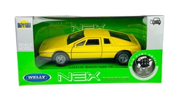 WELLY LOTUS ESPRIT TYPE 79 1:34 НОВАЯ МЕТАЛЛИЧЕСКАЯ МОДЕЛЬ