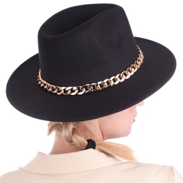 Модная женская фетровая шляпа