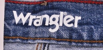 WRANGLER spodnie regular BLUE jeans STRAIGHT _ W36 L30