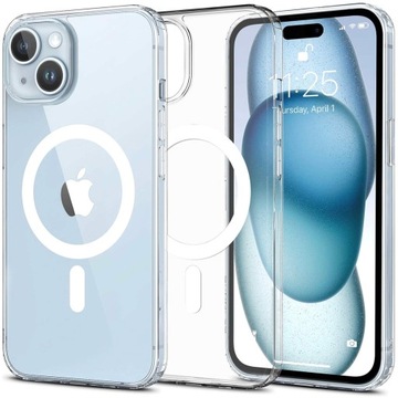 ЧЕХОЛ ДЛЯ IPHONE 15 PLUS MAG SAFE CASE SHOCK CLEAR ALOGY + СТЕКЛО