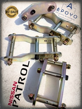 NISSAN PATROL +5cm Wieszaki Resorów zestaw 4 szt!