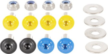 Śruby do tablic rejestracyjnych M6 x 20 mm, stal n