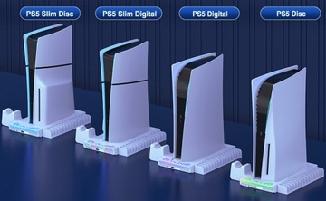 ЗАРЯДНАЯ СТАНЦИЯ ОРГАНАЙЗЕР RGB ДЛЯ DualSense+PS5/PS5 SLIM 2023 ОХЛАЖДАЮЩИЙ ВЕНТИЛЯТОР