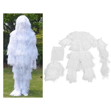 Kurtka Ghillie Suit for Men Lekka biała