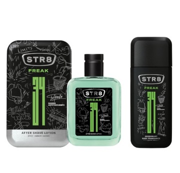 STR8 FREAK ZESTAW 2cz WODA ASL 100ml + DEO DNS 75ml