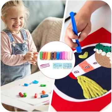 12 ШТ. ВОЛШЕБНАЯ ПОЛИМЕРНАЯ ГЛИНА PLAYSTINE SENSO FOAM CLAY ПЕНА ДЛЯ КОНДИТЕРСКИХ ГЛИН