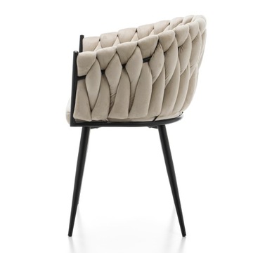 GLAMOUR LATINA SALON СТУЛ С ВЕЛЮРОВОЙ МЯГКОЙ ОБИВКОЙ