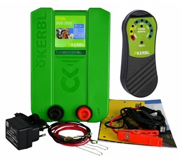 PASTUCH ELEKTRYZATOR 12/230V KERBL TITAN DUO 3 J