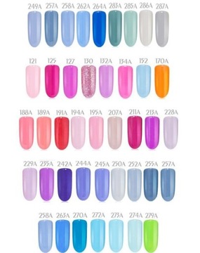 Набор для гелевых и гибридных ногтей.