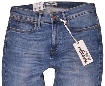 WRANGLER spodnie BLUE jeans HIGH RISE SKINNY _ W29 L30