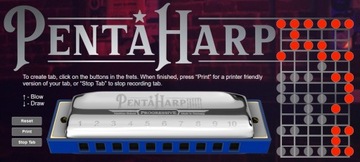 Penta HARP C minor - harmonijka ustna skala bluesowa C HOHNER