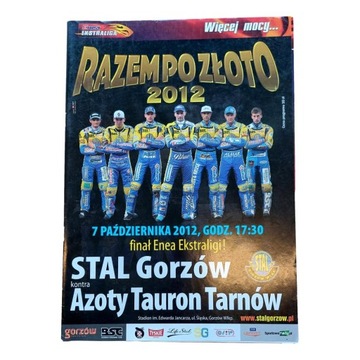 PROGRAM FINAŁ ENEA EKSTRALIGI GORZÓW 2012