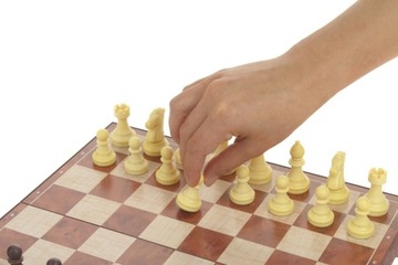 Шахматные шашки Magnetic Classic, большие для игры на магните 2 в 1, 31x31 см