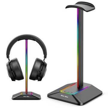 НОВАЯ ПОДСТАВКА ДЛЯ НАУШНИКОВ BEE GAMING USB-концентратор со светодиодной подсветкой RGB