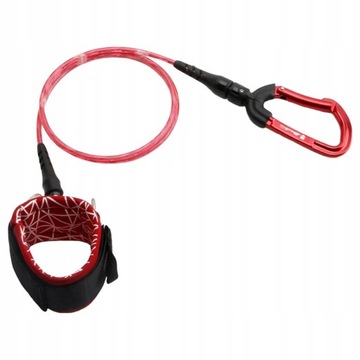 Поводок для фридайвинга, разрывная сила 24кН, сталь.