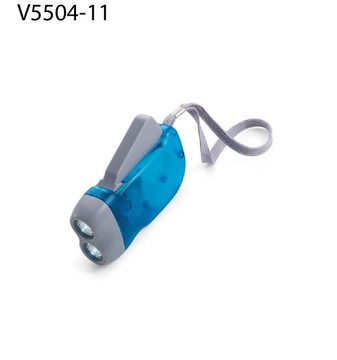 50 x Latarka na dynamo 2 LED TWÓJ NADRUK elektronika