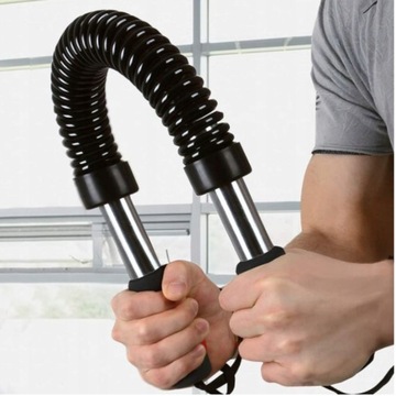 MOCNA Sprężyna do ćwiczeń RZYMSKA oporowa Ekspander sprężynowy TWISTER 50kg
