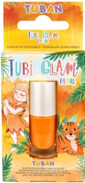 TUBI GLAM лак помаранчевий перламутровий