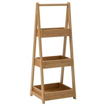 REGAŁ BAMBUSOWY do łazienki BOHO SKANDYNAWSKI