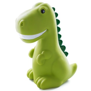 Lampka nocna dla dzieci dinozaur zielony 3D dotykowa LED dla Chłopca Dhink